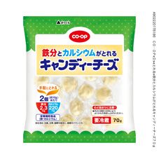 ＣＯ・ＯＰ 鉄分とカルシウムがとれるキャンディーチーズ ７０ｇ