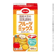 ＣＯ・ＯＰ 国産大豆の豆乳飲料フルーツミックス（Ｃａ） １２５ｍｌ