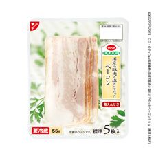 ＣＯ・ＯＰ 国産の豚肉と塩だけで作ったベーコン ５５ｇ（標準５枚入）