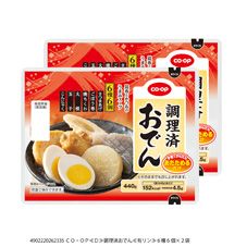 ＣＯ・ＯＰ 調理済おでん ６種６個×２袋