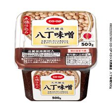 ＣＯ・ＯＰ 天然醸造　八丁味噌 ５００ｇ