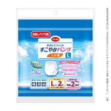 ＣＯ・ＯＰ やさしくフィットすこやかパンツうす型（お試しパック） Ｌ　２枚
