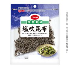 ＣＯ・ＯＰ 塩吹昆布 ３０ｇ