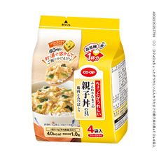 ＣＯ・ＯＰ ちょっとがうれしいふんわりたまごの親子丼の具 ４袋入