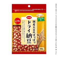 ＣＯ・ＯＰ 国産大豆のぽりぽりドライ納豆（たんぱく質、鉄） ６０ｇ