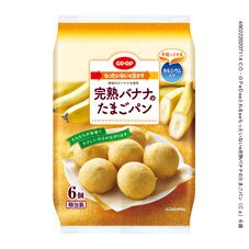 ＣＯ・ＯＰ 完熟バナナのたまごパン（Ｃａ） ６個