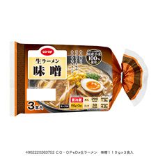 ＣＯ・ＯＰ 生ラーメン　味噌 １１０ｇ×３食入