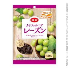 ＣＯ・ＯＰ カリフォルニアレーズン（鉄、カリウム、食物繊維） １２５ｇ