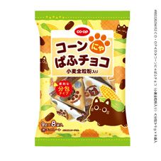 ＣＯ・ＯＰ コーンにゃぱふチョコ（小麦全粒粉入り） ９ｇ×８袋入