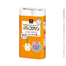 ＣＯ・ＯＰ やわらかワンタッチコアノン　シングル １３０ｍ×８ロール