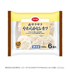 ＣＯ・ＯＰ 衣サクサクやわらかヒレカツ ６個入（２２２ｇ）