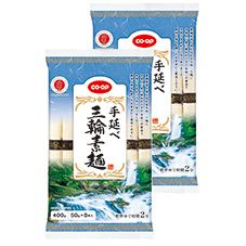 ＣＯ・ＯＰ 三輪素麺（手延べ） ８００ｇ（４００ｇ×２袋）