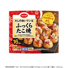 ＣＯ・ＯＰ だしの効いているふっくらたこ焼 １６個入（３５２ｇ）