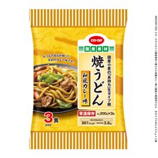 ＣＯ・ＯＰ 焼うどん和風カレー味 めん２００ｇ×３食