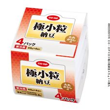 ＣＯ・ＯＰ 極小粒納豆 ４５ｇ×４個入