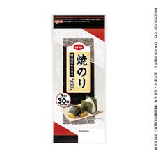 ＣＯ・ＯＰ 焼のり　おにぎり・おもち用（韓国産のり使用） ３切３０枚