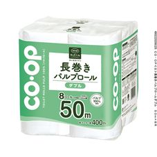 ＣＯ・ＯＰ 長巻きパルプロール ダブル　５０ｍ×８Ｒ