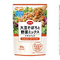 ＣＯ・ＯＰ 大豆そぼろと野菜ミックスドライパック（にんじん・コーン入り） ６０ｇ