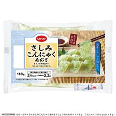 ＣＯ・ＯＰ さしみこんにゃくあおさ １１８ｇ（こんにゃく１００ｇたれ１８ｇ）