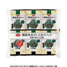 ＣＯ・ＯＰ 韓国味付のり　小分けパック ８切７枚×１２袋