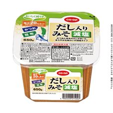 ＣＯ・ＯＰ だし入りみそ　減塩 ６５０ｇ