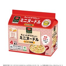 ＣＯ・ＯＰ ちょっとがうれしいミニヌードル　しょうゆ味 ４食入