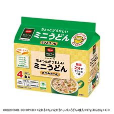 ＣＯ・ＯＰ ちょっとがうれしいミニうどんきざみきつね ４食入