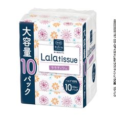 ＣＯ・ＯＰ Ｌａｌａ（ララ）ティシュ １５０組　１０パック