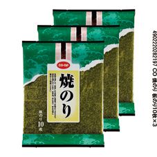 ＣＯ・ＯＰ 焼のり 板のり３０枚（１０枚×３袋）お徳用
