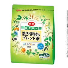ＣＯ・ＯＰ 国産１９素材のブレンド茶（ノンカフェイン） ７．５ｇ×２８袋入