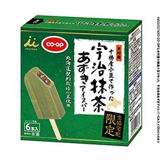 ＣＯ・ＯＰ＆井村屋 十勝産小豆で作った　宇治抹茶あずきアイスバー ６本入
