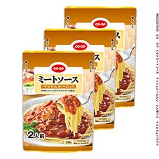 ＣＯ・ＯＰ ミートソース　マッシュルーム入り ２人前×３　