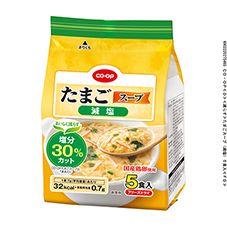 ＣＯ・ＯＰ たまごスープ（減塩） ５食入