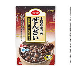 ＣＯ・ＯＰ 十勝産小豆のぜんざい（黒ねりごま・もち麦入り） １４０ｇ