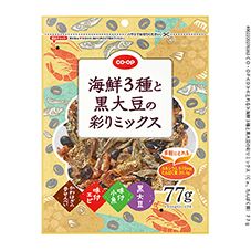ＣＯ・ＯＰ 海鮮３種と黒大豆の彩りミックス（Ｃａ、たんぱく質） ７７ｇ