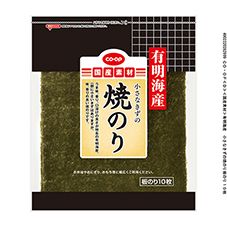 ＣＯ・ＯＰ 有明海産　小さなきずの焼のり 板のり１０枚