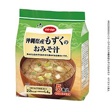 ＣＯ・ＯＰ 沖縄県産もずくのおみそ汁　 ５食入