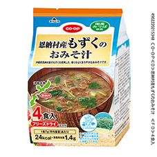 ＣＯ・ＯＰ 恩納村産もずくのおみそ汁　 ４食入