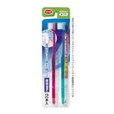 ストレートハブラシコンパクト超極細毛　ふつう２本