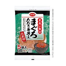 まるい形のまぐろたたき身丼の具（たれ付）　４０ｇ×５