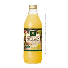 青森県産葉とらずりんごのストレートジュース　１０００ｍｌ