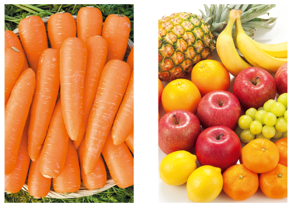 原材料はにんじんと7種類の果汁