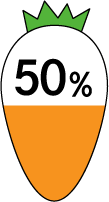 50％