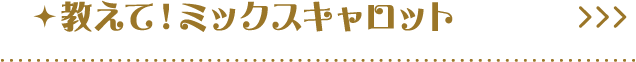 教えて！ミックスキャロット