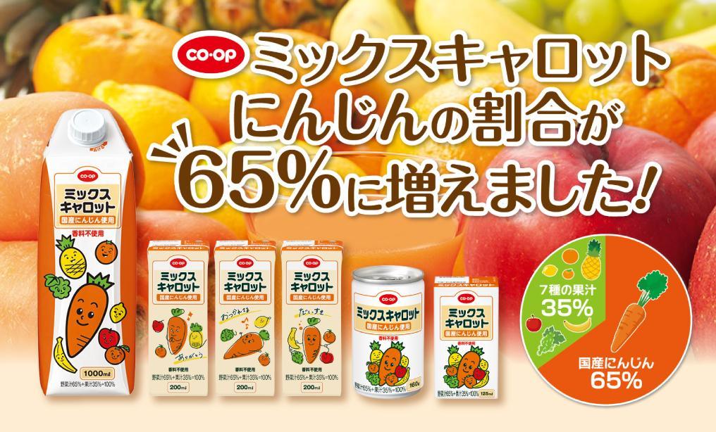 2025年春よりリニューアル！CO･OPミックスキャロット